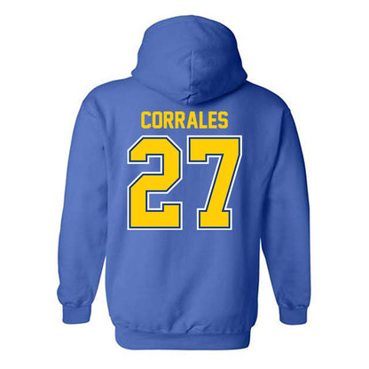McNeese State - NCAA Baseball : Diego Corrales - Classic Shersey Hooded Sweatshirt-1