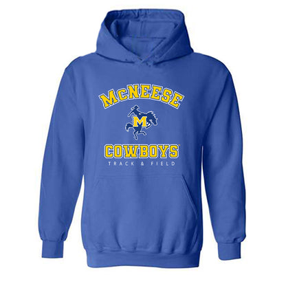 McNeese State - NCAA Men's Track & Field : Quinten Goodie Jr - Classic Shersey Hooded Sweatshirt-0
