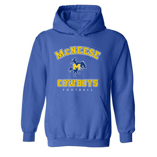 McNeese State - NCAA Football : Maurquel Price - Classic Shersey Hooded Sweatshirt-0