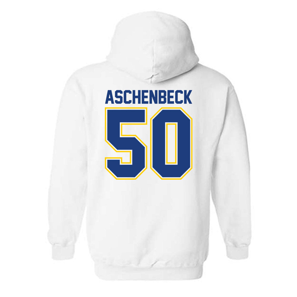 McNeese State - NCAA Football : Eric Aschenbeck - Classic Shersey Hooded Sweatshirt-1