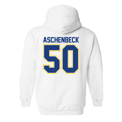 McNeese State - NCAA Football : Eric Aschenbeck - Classic Shersey Hooded Sweatshirt-1