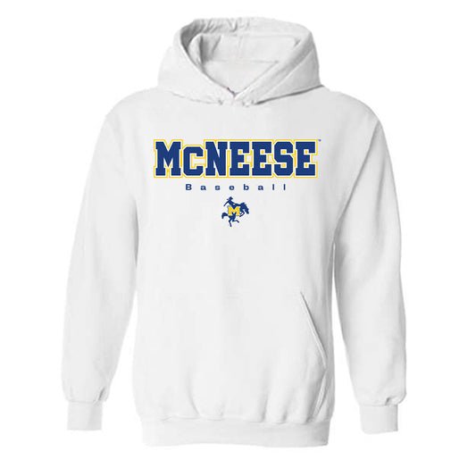 McNeese State - NCAA Baseball : Reese Ashworth - Classic Shersey Hooded Sweatshirt-0