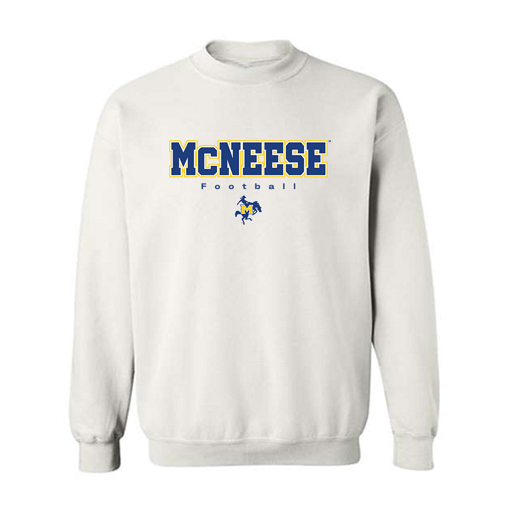 McNeese State - NCAA Football : Ryan Allen - Classic Shersey Crewneck Sweatshirt-0