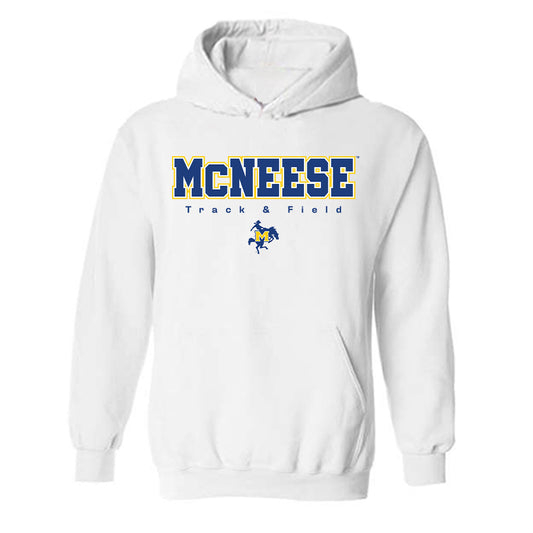 McNeese State - NCAA Men's Track & Field : Quinten Goodie Jr - Classic Shersey Hooded Sweatshirt-0