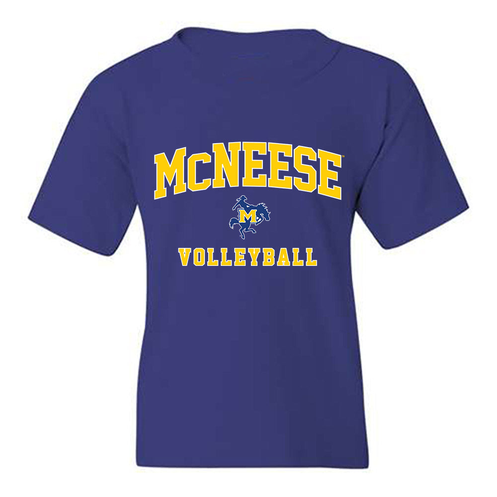 McNeese State - NCAA Women's Volleyball : Maleah Mutterback - Classic Fashion Shersey Youth T-Shirt-0