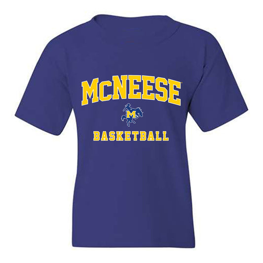 McNeese State - NCAA Women's Basketball : Azjah Reeves - Classic Fashion Shersey Youth T-Shirt-0