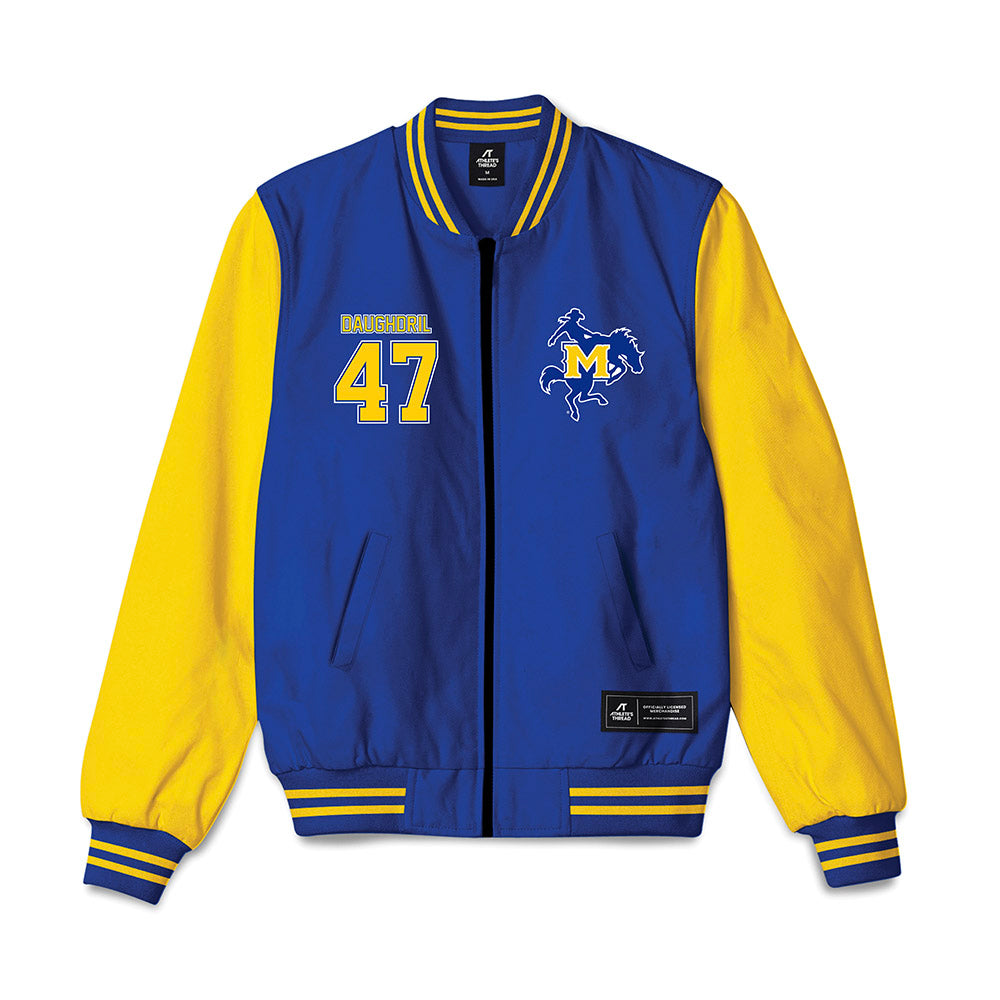 McNeese State - NCAA Football : Landon Daughdril - Bomber Jacket-0