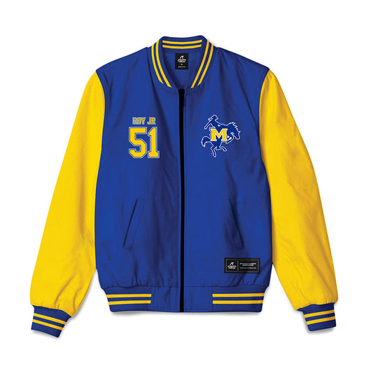 McNeese State - NCAA Football : Andre Roy Jr - Bomber Jacket-0