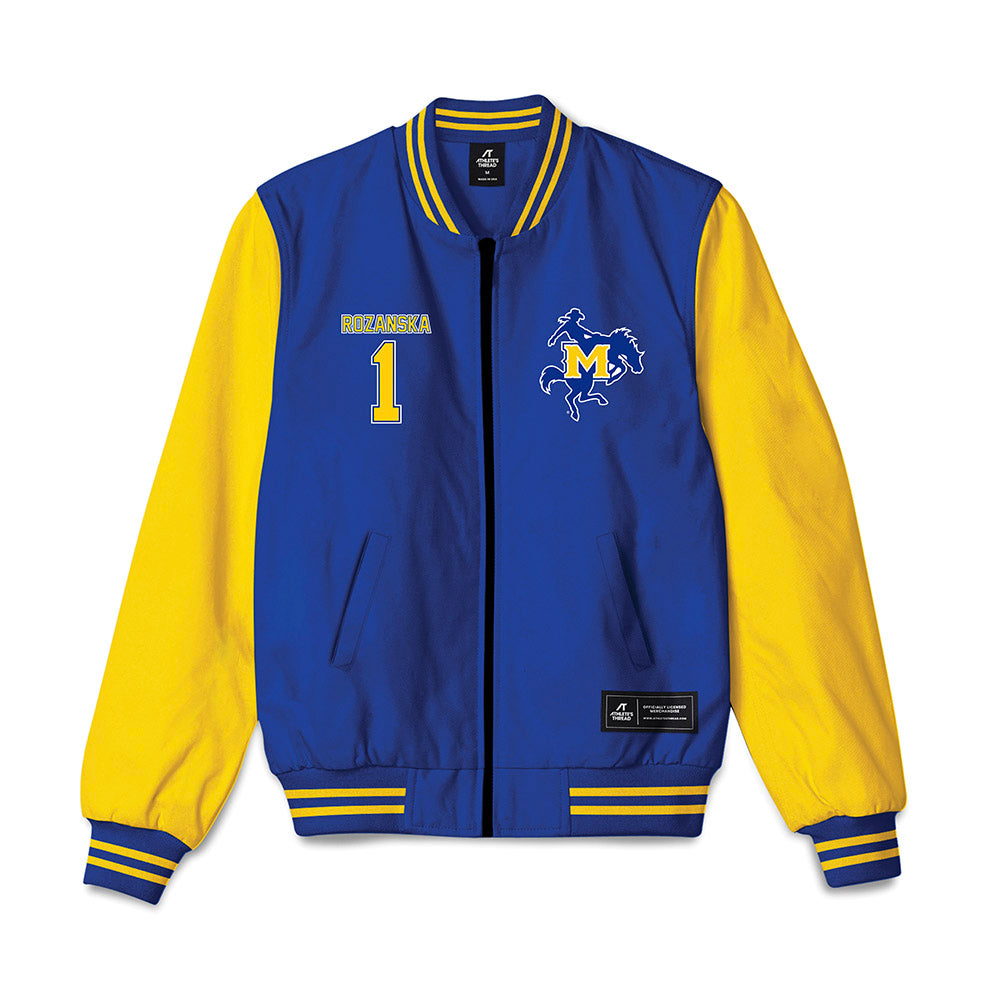 McNeese State - NCAA Women's Volleyball : Gracjana Rozanska - Bomber Jacket-0