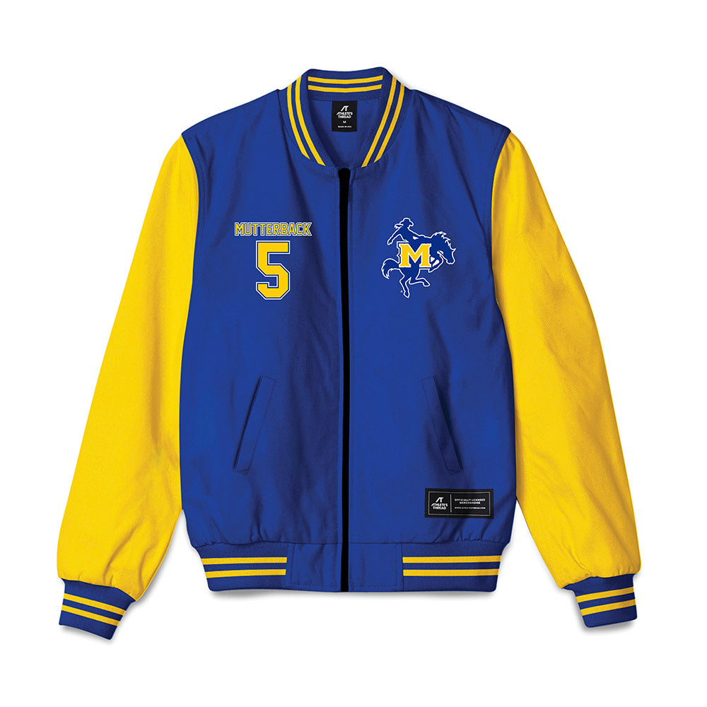 McNeese State - NCAA Women's Volleyball : Maleah Mutterback - Bomber Jacket-0