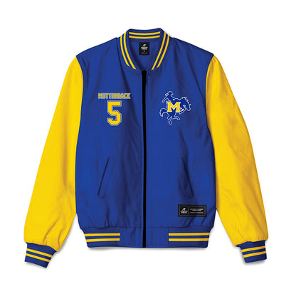 McNeese State - NCAA Women's Volleyball : Maleah Mutterback - Bomber Jacket-0