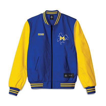 McNeese State - NCAA Men's Track & Field : Tanny Beard - Bomber Jacket-0