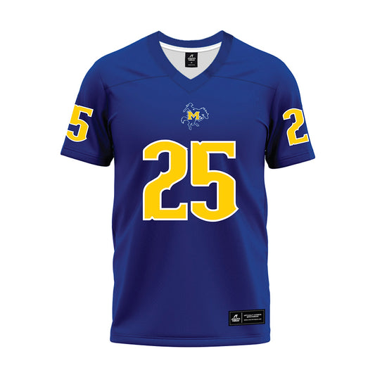 McNeese State - NCAA Football : Jaylen Thompson - Blue Premium Football Jersey-0