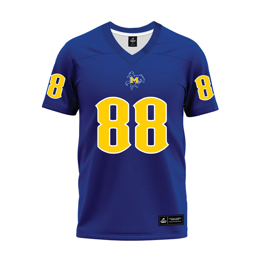 McNeese State - NCAA Football : Ikenna Nwobu - Blue Premium Football Jersey-0