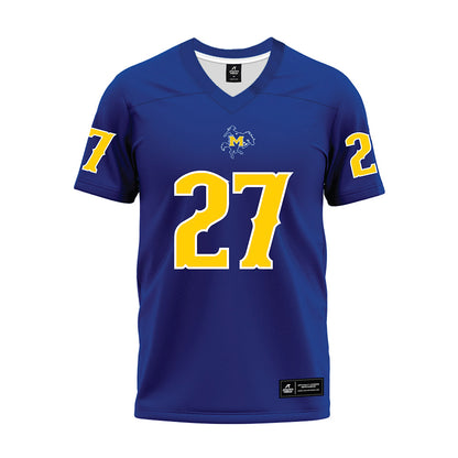 McNeese State - NCAA Football : Kenyatta Fleet - Blue Premium Football Jersey-0