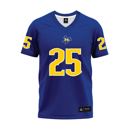 McNeese State - NCAA Football : Morris Taylor - Blue Premium Football Jersey-0