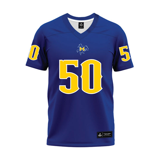 McNeese State - NCAA Football : Alberta Sutton - Blue Premium Football Jersey-0