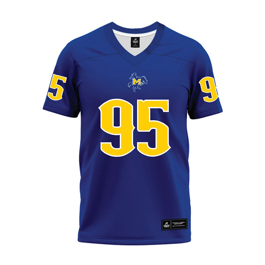 McNeese State - NCAA Football : Roman Jenkins - Blue Premium Football Jersey-0