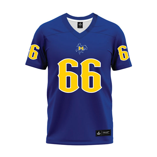 McNeese State - NCAA Football : Ian Carter - Blue Premium Football Jersey-0
