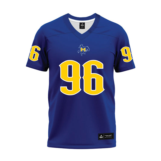 McNeese State - NCAA Football : Devwin Rankins Jr - Blue Premium Football Jersey-0