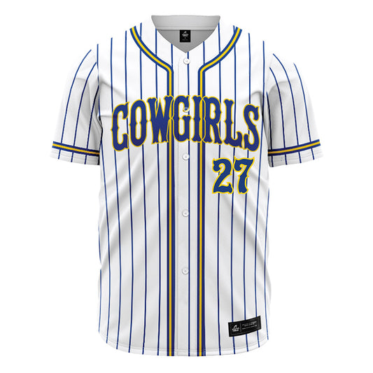 McNeese State - NCAA Softball : Samantha Mundine - White Jersey-0