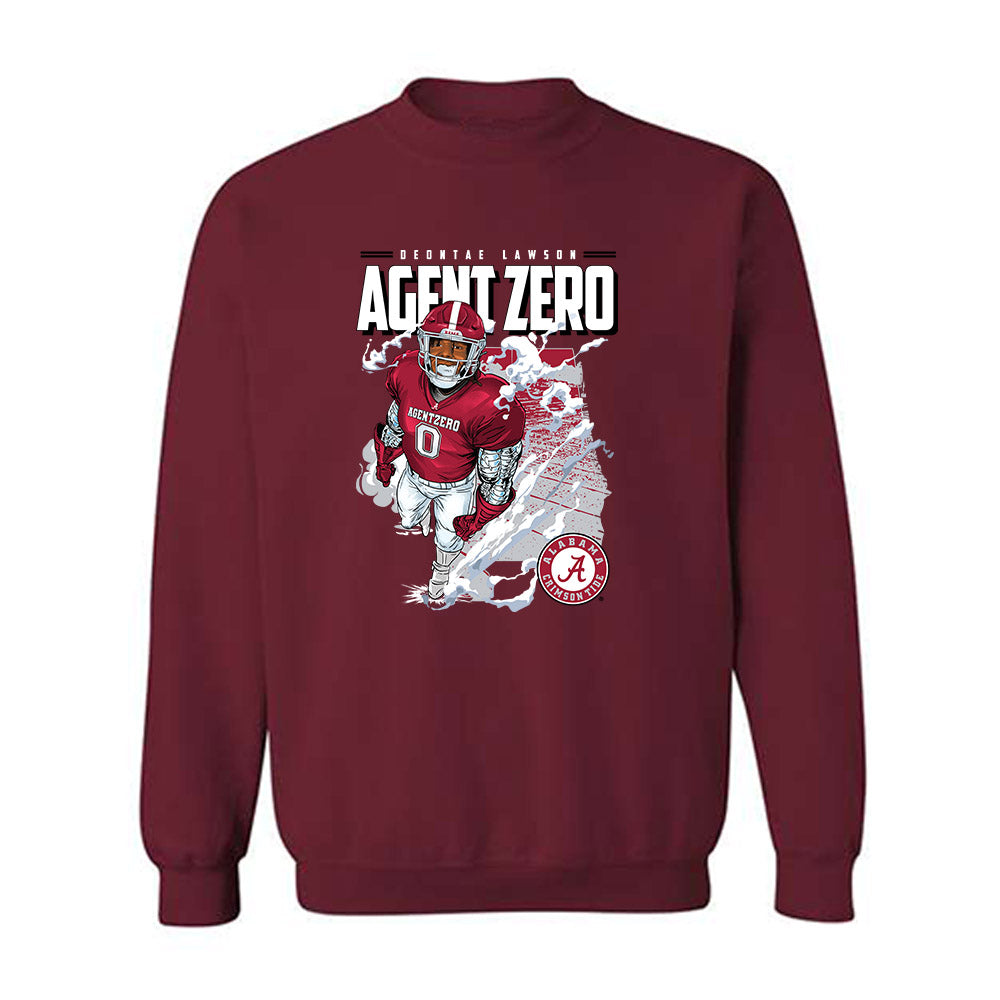 Alabama - NCAA Football : Deontae Lawson - Crewneck Sweatshirt Individual Caricature