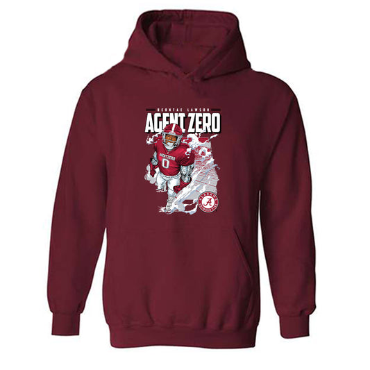 Alabama - NCAA Football : Deontae Lawson - Hooded Sweatshirt Individual Caricature