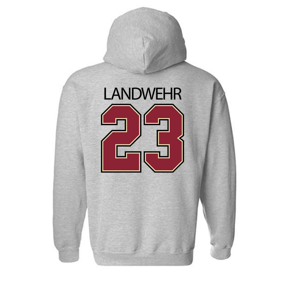 Boston College - NCAA Baseball : Parker Landwehr - Classic Shersey Hooded Sweatshirt