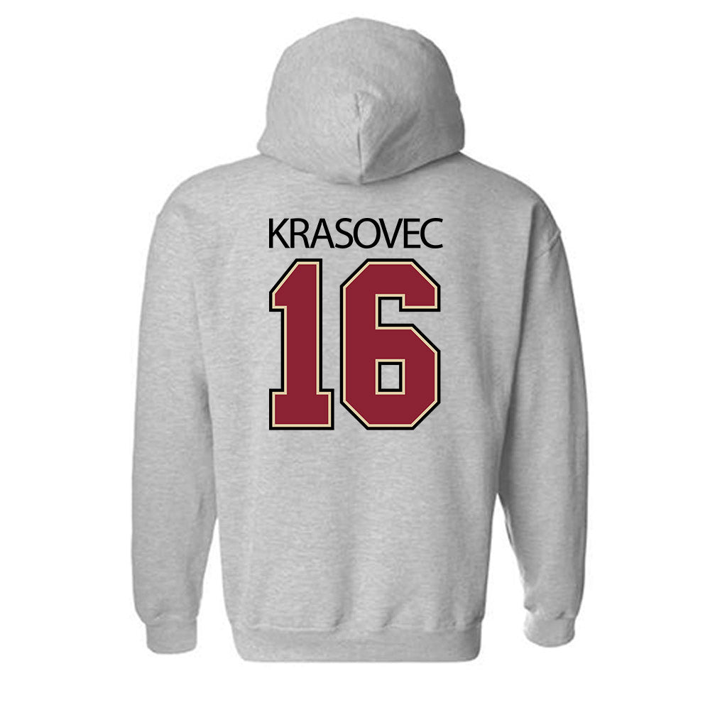 Boston College - NCAA Women's Basketball : Lili Krasovec - Classic Shersey Hooded Sweatshirt-2