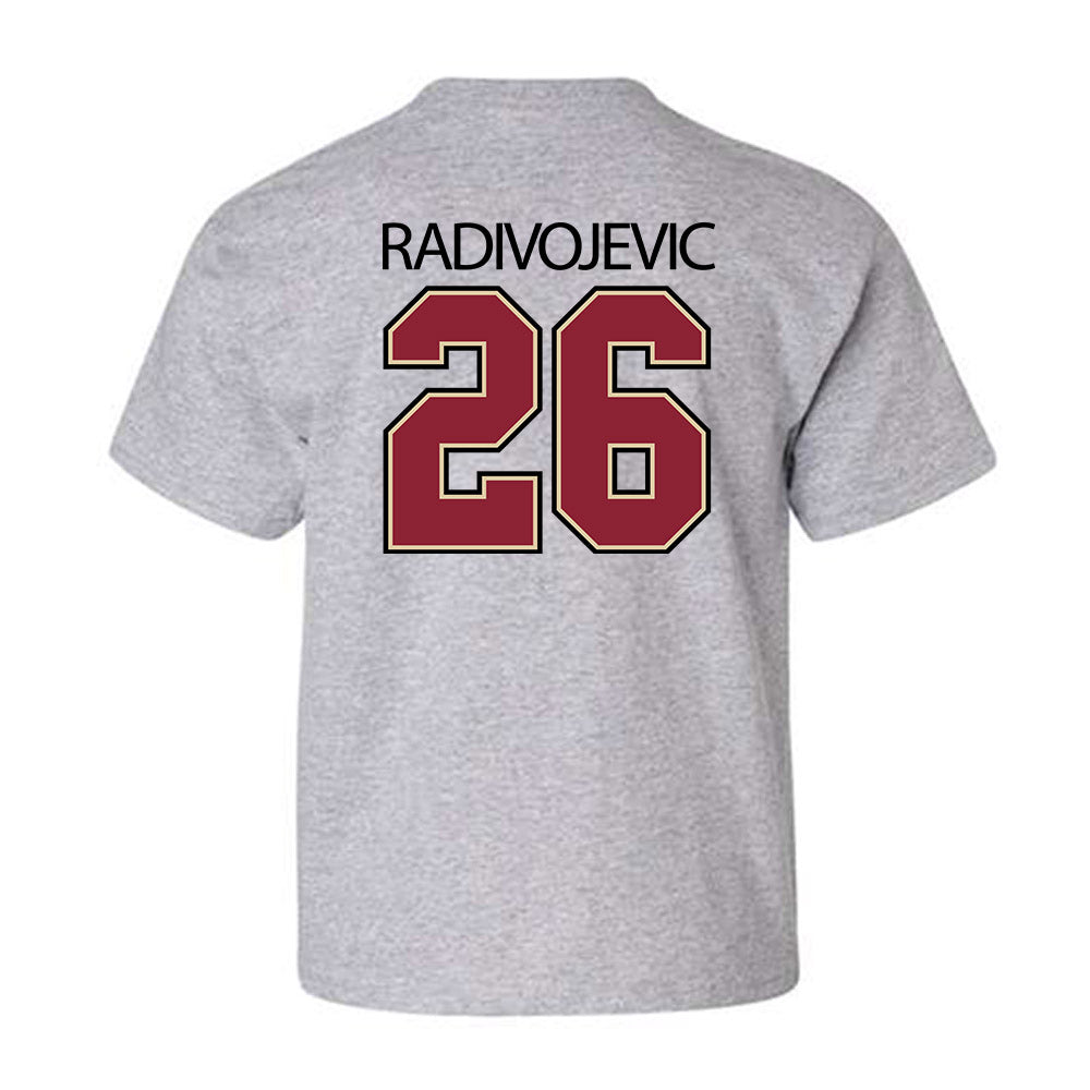 Boston College - NCAA Men's Ice Hockey : Luka Radivojevic - Classic Shersey Youth T-Shirt-1