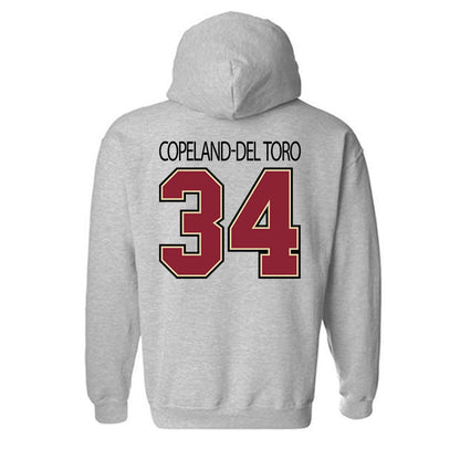 Boston College - NCAA Men's Soccer : Bryce Copeland-Del Toro - Classic Shersey Hooded Sweatshirt-1