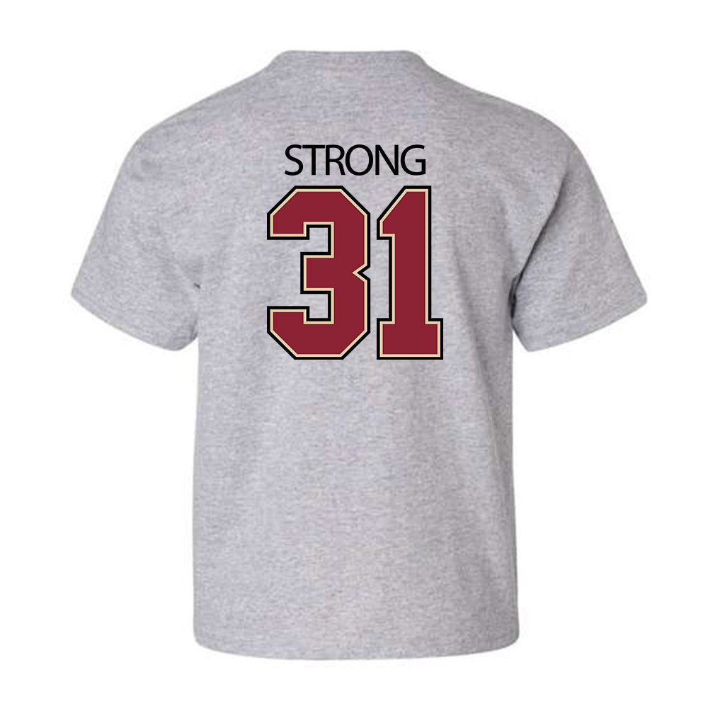 Boston College - NCAA Men's Basketball : Elijah Strong - Classic Shersey Youth T-Shirt