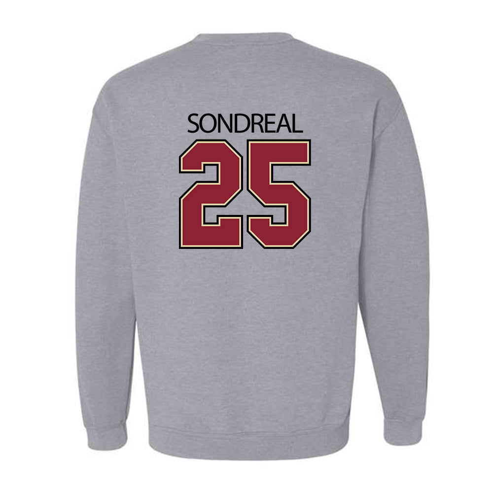 Boston College - NCAA Men's Ice Hockey : Jake Sondreal - Classic Shersey Crewneck Sweatshirt-1