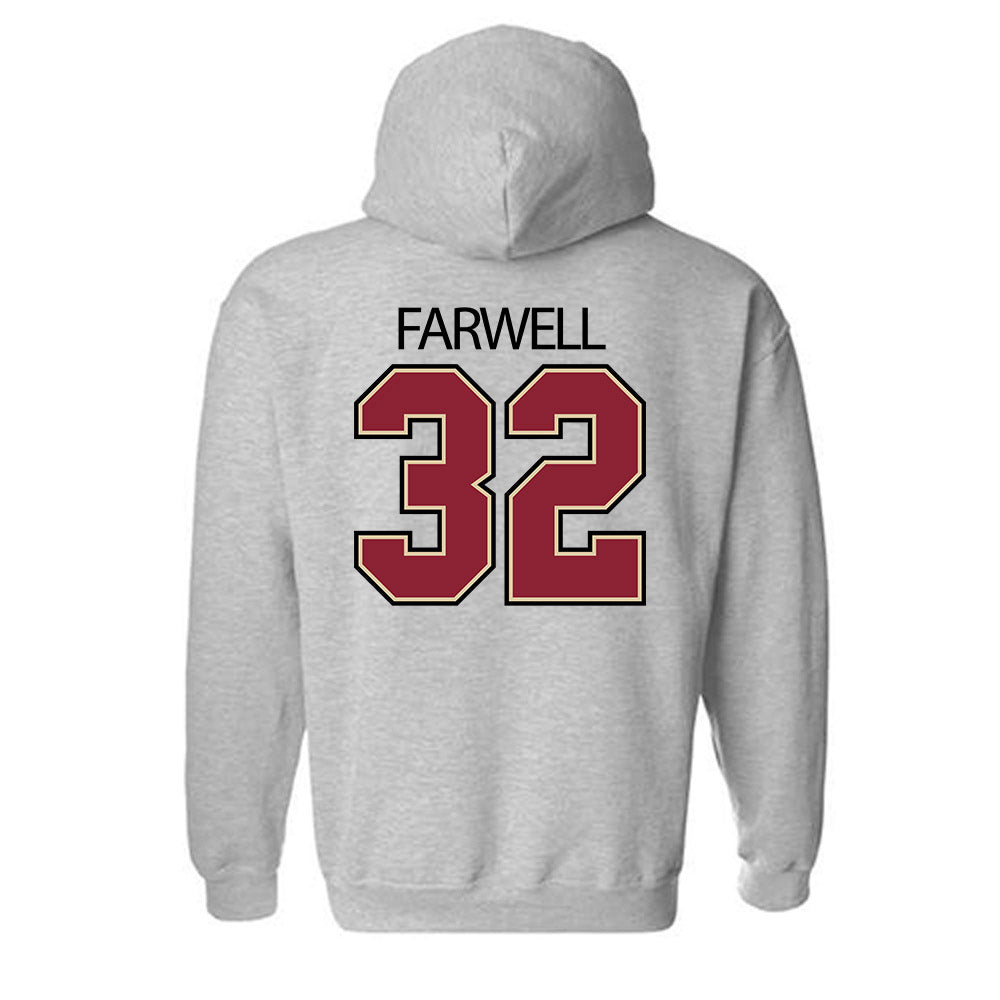 Boston College - NCAA Men's Soccer : Aidan Farwell - Classic Shersey Hooded Sweatshirt-1