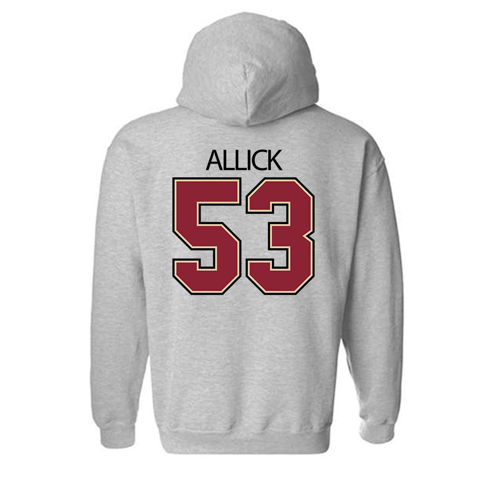 Boston College - NCAA Football : Dwayne Allick - Classic Shersey Hooded Sweatshirt-3