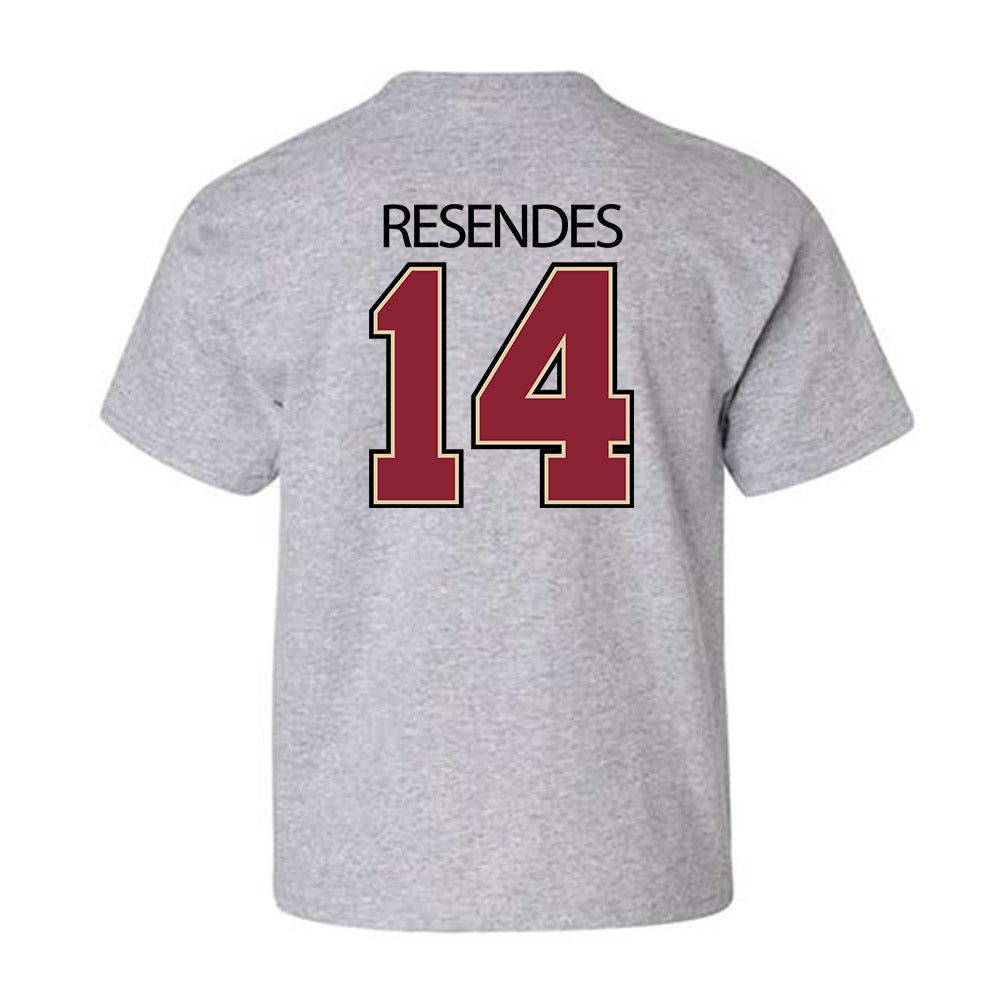 Boston College - NCAA Men's Ice Hockey : Landan Resendes - Classic Shersey Youth T-Shirt-1
