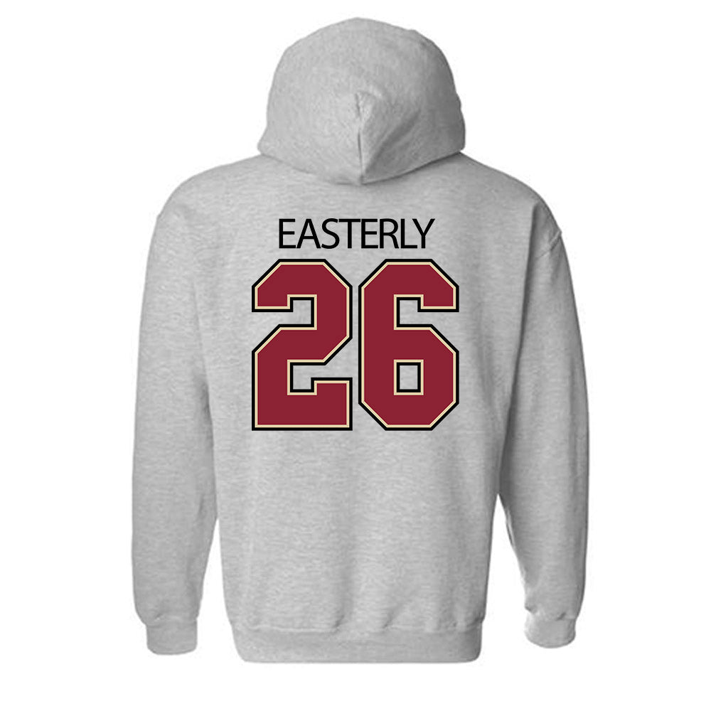 Boston College - NCAA Women's Soccer : Emmy Easterly - Classic Shersey Hooded Sweatshirt-3
