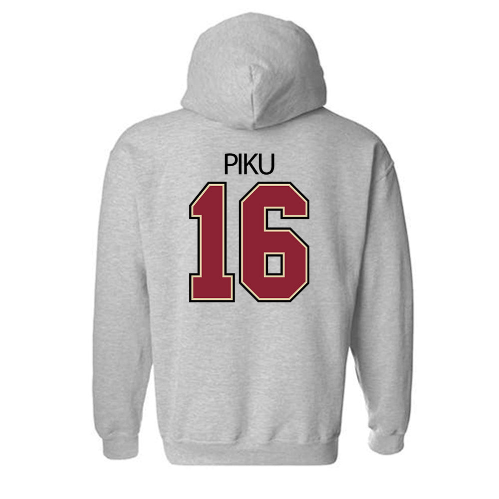 Boston College - NCAA Women's Ice Hockey : Tricia Piku - Classic Shersey Hooded Sweatshirt-1