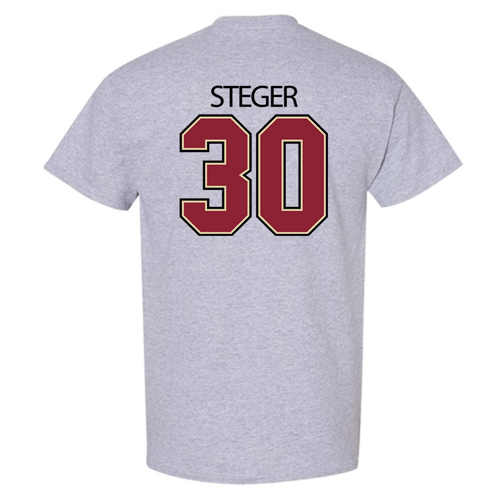 Boston College - NCAA Men's Basketball : Caleb Steger - Classic Shersey T-Shirt-1