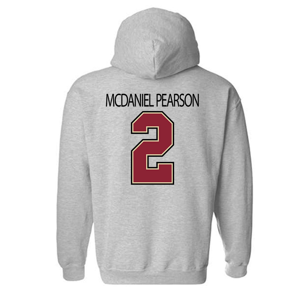 Boston College - NCAA Women's Basketball : Teionni McDaniel Pearson - Classic Shersey Hooded Sweatshirt-3