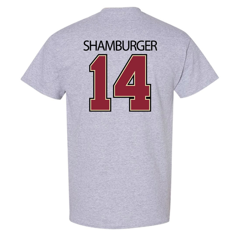 Boston College - NCAA Men's Ice Hockey : Gentry Shamburger - Classic Shersey T-Shirt-1