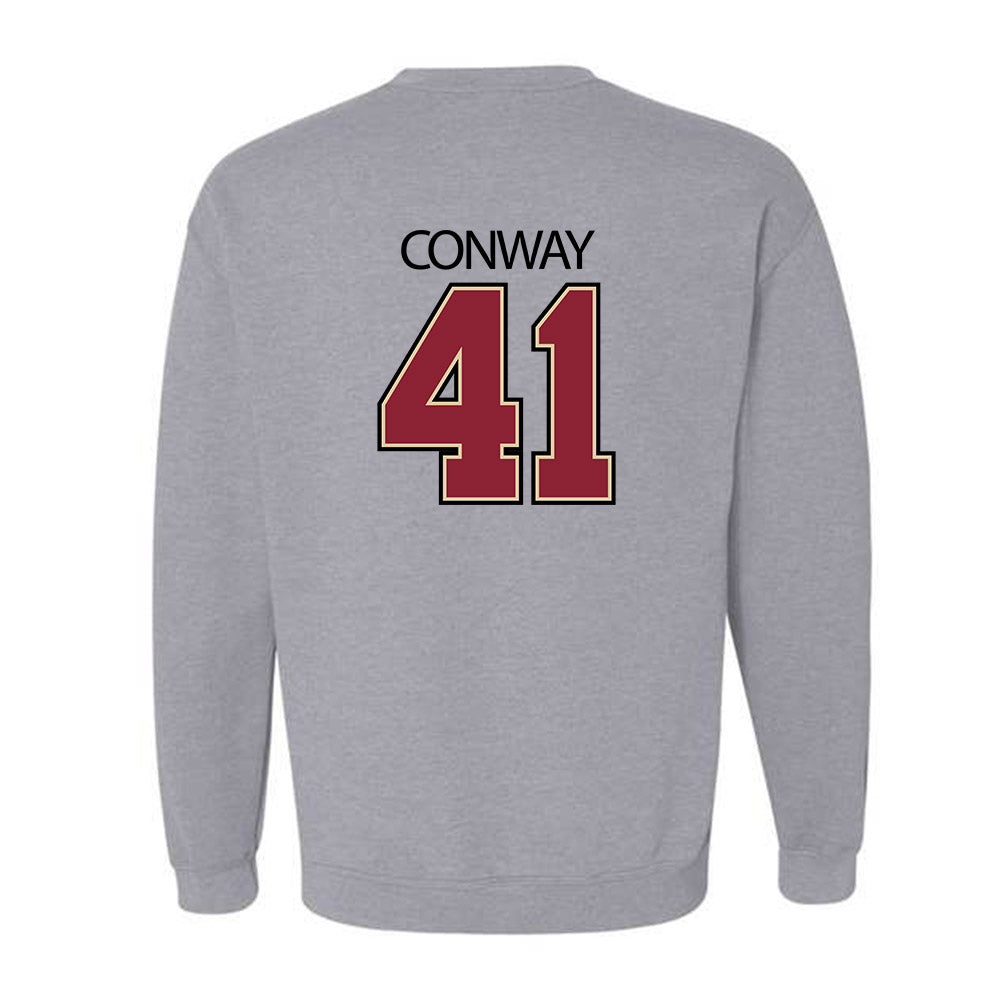 Boston College - NCAA Football : Liam Conway - Classic Shersey Crewneck Sweatshirt