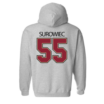 Boston College - NCAA Baseball : Daniel Surowiec - Classic Shersey Hooded Sweatshirt-2