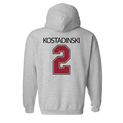 Boston College - NCAA Men's Ice Hockey : Kristian Kostadinski - Classic Shersey Hooded Sweatshirt-1