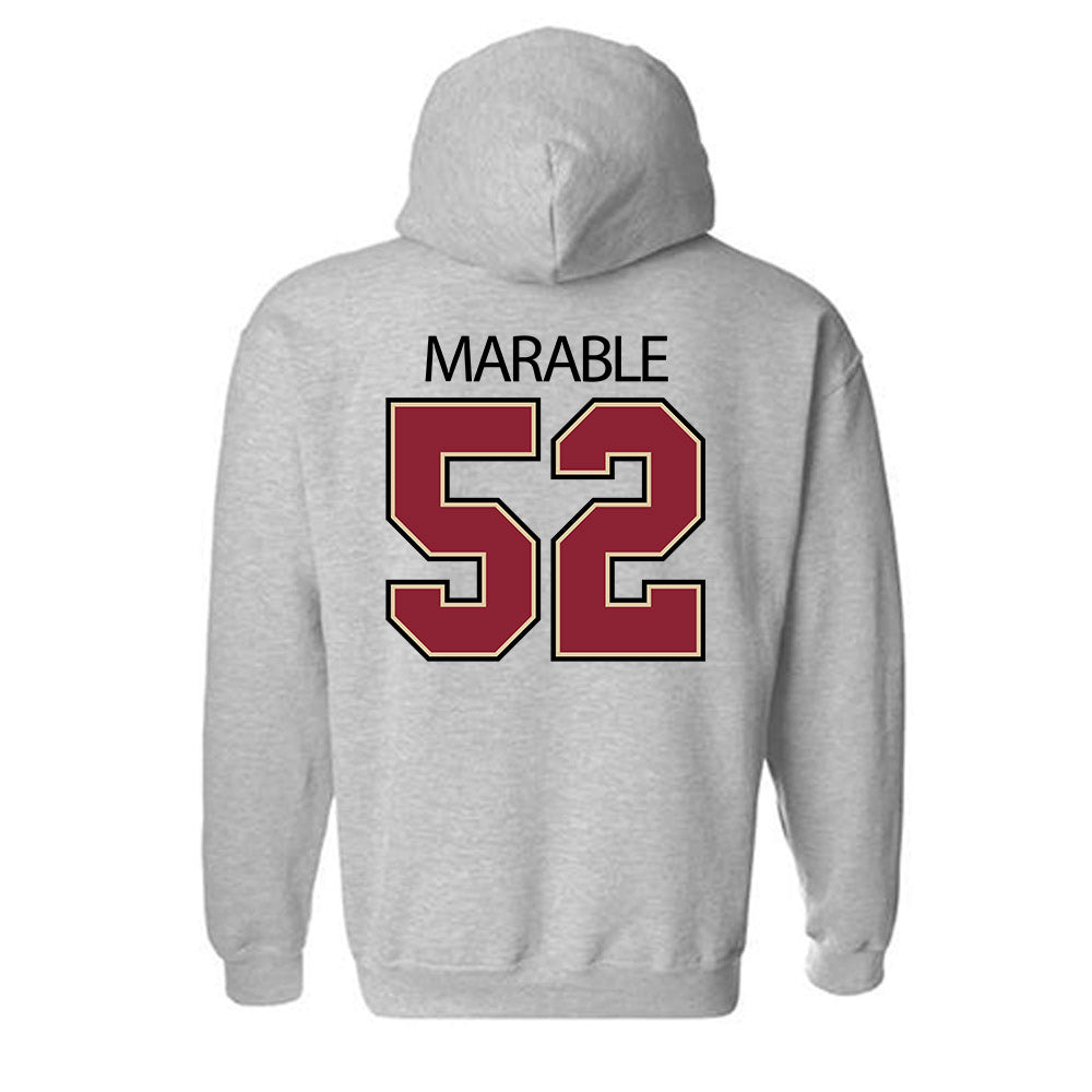 Boston College - NCAA Football : Chris Marable - Classic Shersey Hooded Sweatshirt-3