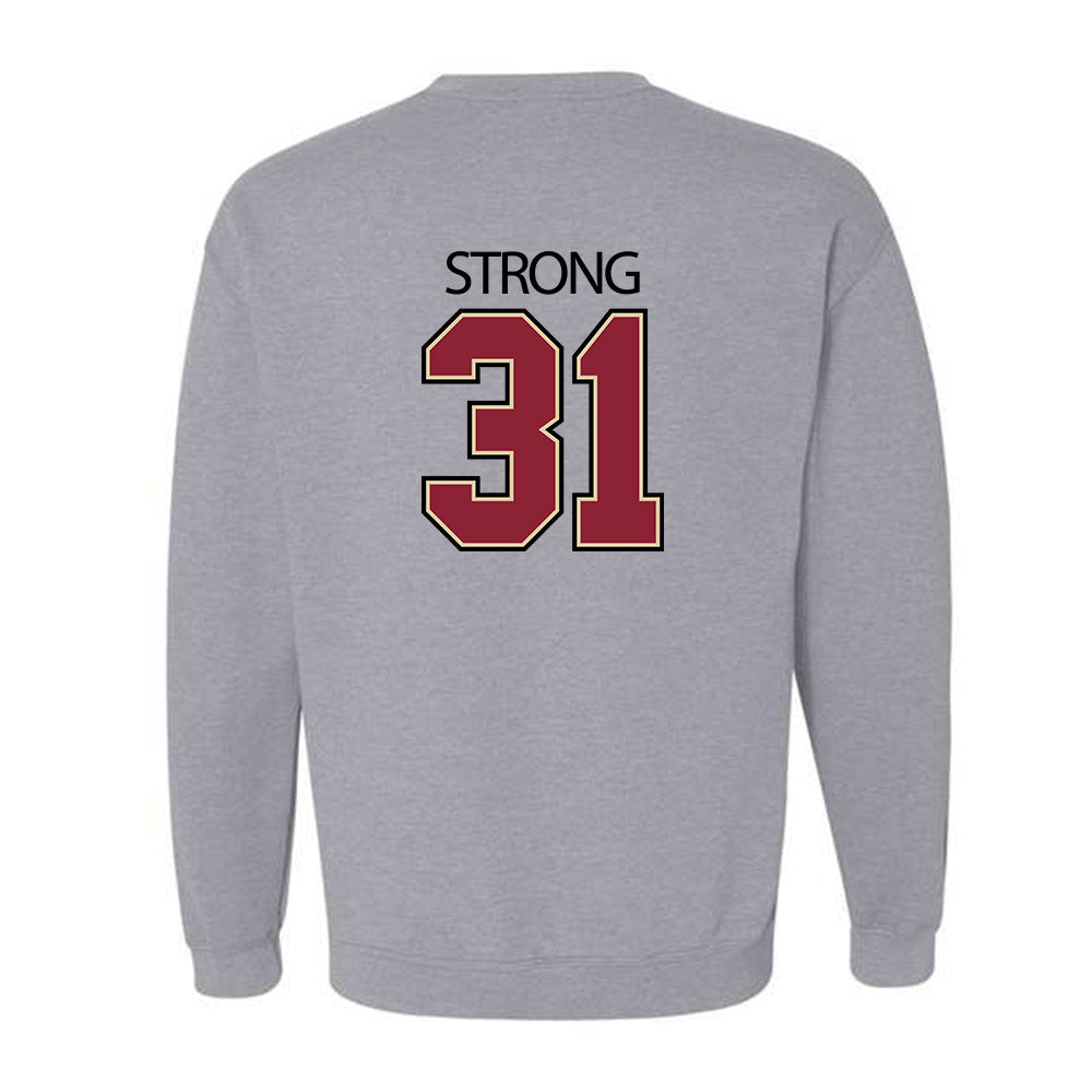 Boston College - NCAA Men's Basketball : Elijah Strong - Classic Shersey Crewneck Sweatshirt