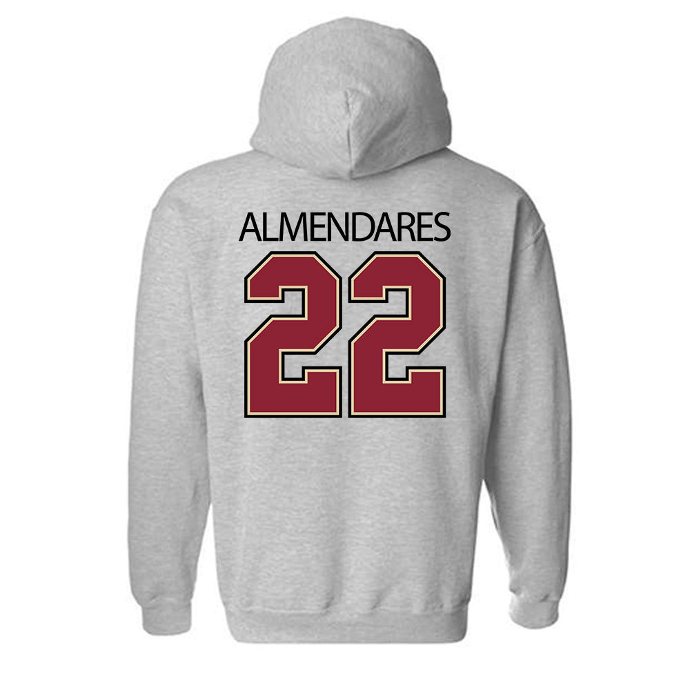 Boston College - NCAA Men's Soccer : Erick Almendares - Classic Shersey Hooded Sweatshirt-2