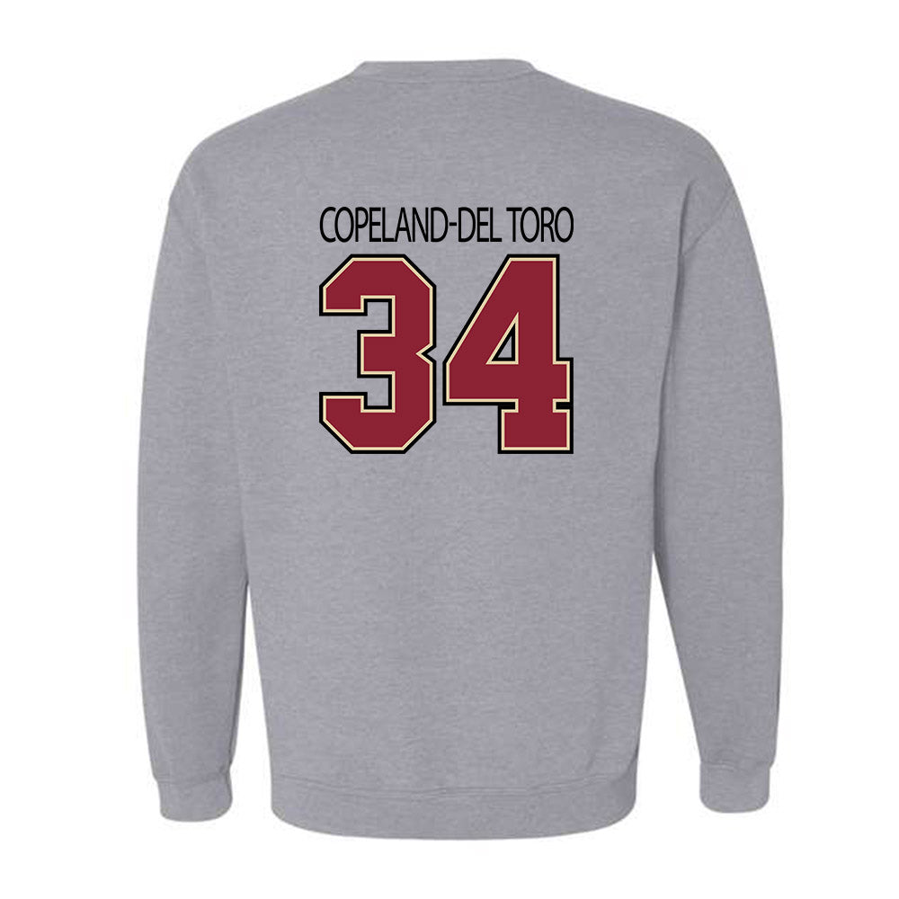 Boston College - NCAA Men's Soccer : Bryce Copeland-Del Toro - Classic Shersey Crewneck Sweatshirt-1