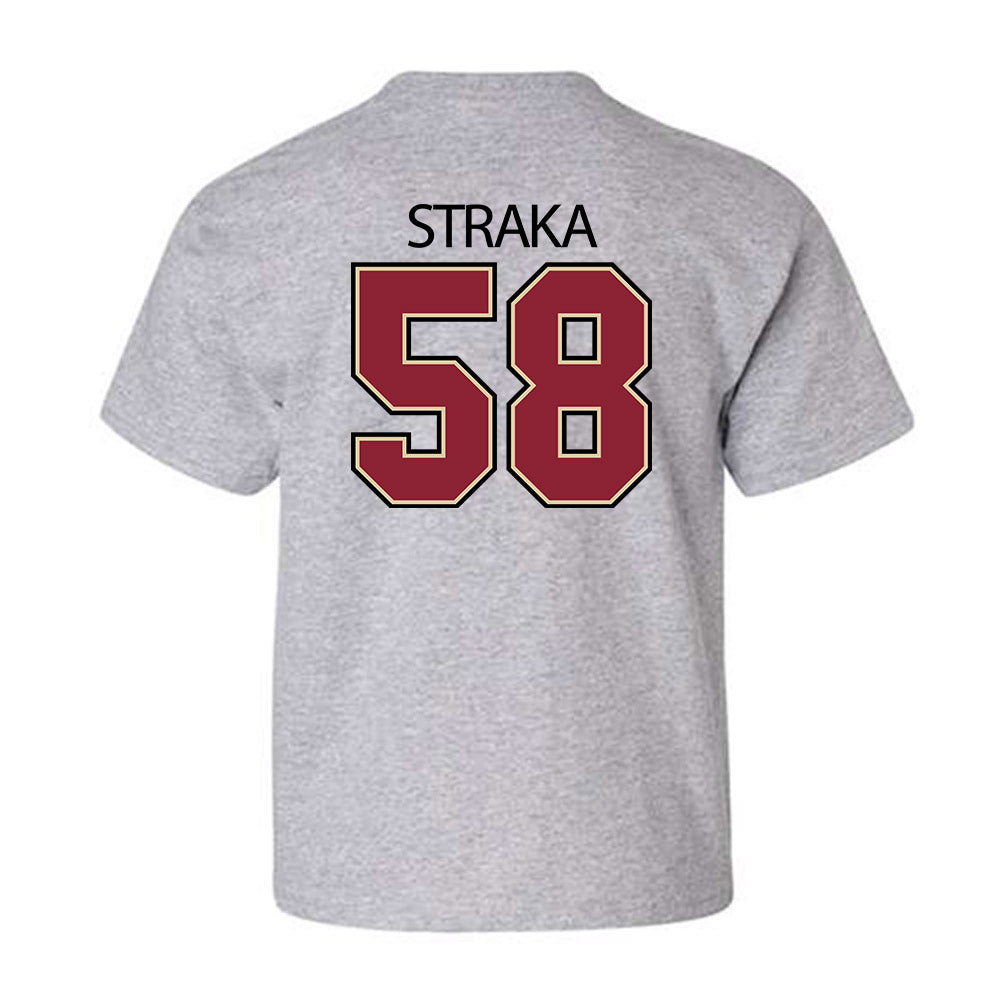 Boston College - NCAA Football : Will Straka - Classic Shersey Youth T-Shirt-1