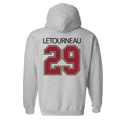 Boston College - NCAA Men's Ice Hockey : Dean Letourneau - Classic Shersey Hooded Sweatshirt-1